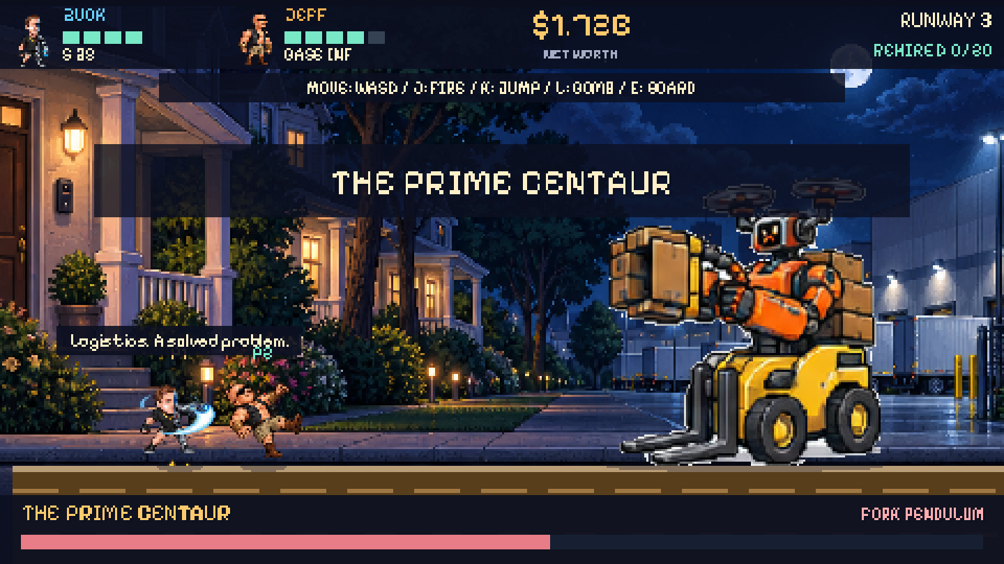 The Prime Centaur boss fight in the Amazon chapter